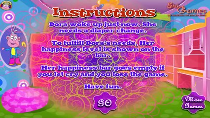 Dora The Explorer - Baby Dora Diaper Change
