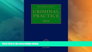 Big Deals  Blackstone s Criminal Practice 2014 (book with all supplements) (Blackstone s Criminal