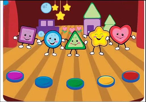 Развивающий мультфильм для детей 2, 3 лет - УЧИМ ФИГУРЫ и ЦВЕТА