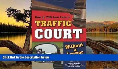 Big Deals  How to Win Your Case In Traffic Court Without a Lawyer  Best Seller Books Most Wanted