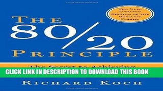 [Ebook] The 80/20 Principle: The Secret to Achieving More with Less Download online