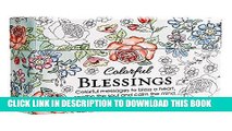 Best Seller Colorful Blessings: Cards to Color and Share Free Read
