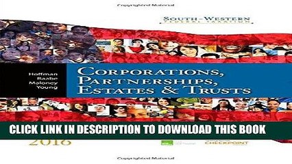 [Ebook] South-Western Federal Taxation 2016: Corporations, Partnerships, Estates   Trusts