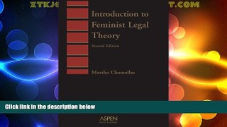 Big Deals  Introduction to Feminist Legal Theory (Introduction to Law Series)  Best Seller Books