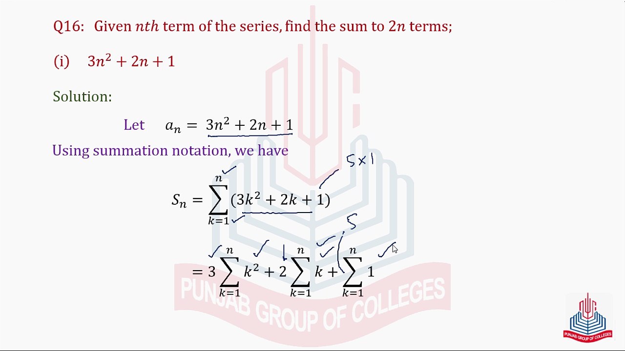 Question No. 16 (part i)