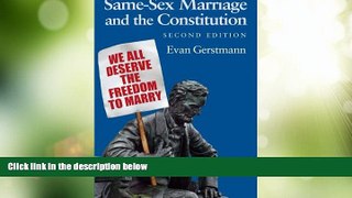 Must Have PDF  Same-Sex Marriage and the Constitution  Best Seller Books Most Wanted