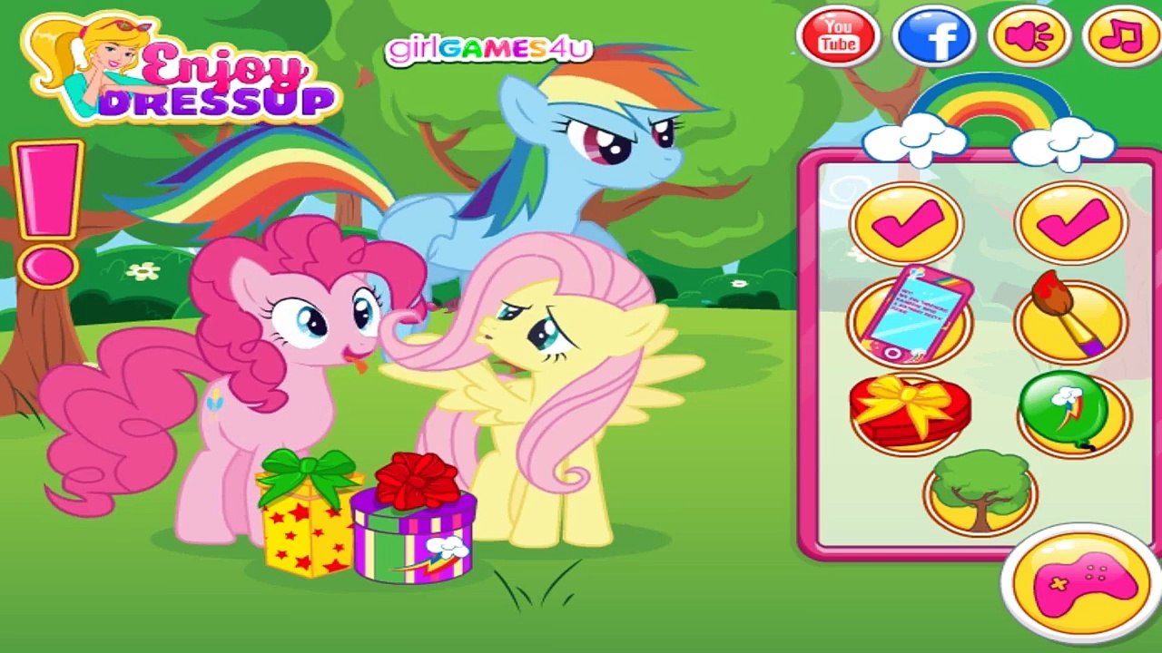 My Little Pony Surprise Party: Pinkie Pie and Fluttershy Birthday Party Surprise for Rainbow Dash