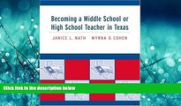 Online eBook Becoming a Middle School or High School Teacher in Texas