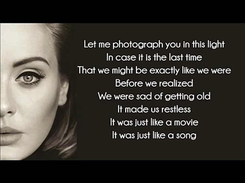 When We Were Young Lyrics