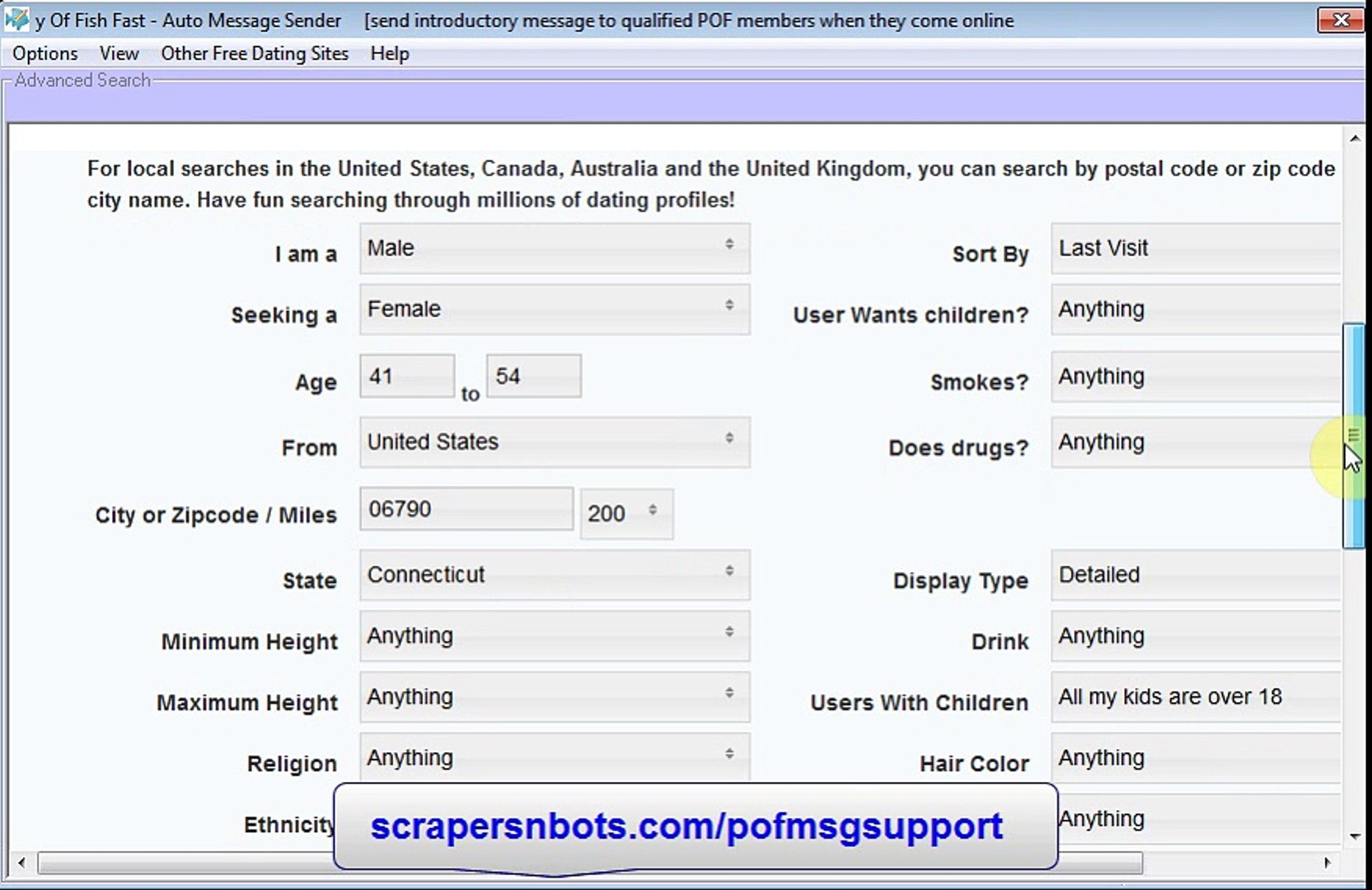 ⁣POF Auto Message Sender Bot Tech Support Video