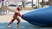 CAPTAIN AMERICA CIVIL WAR vs IRON MAN Marvel Superhero Battle goes jail IN REAL LIFE Movie Trailer
