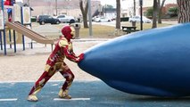 CAPTAIN AMERICA CIVIL WAR vs IRON MAN Marvel Superhero Battle goes jail IN REAL LIFE Movie Trailer