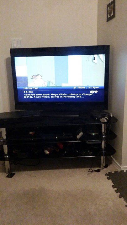 An Error Screen on Shaw Cable