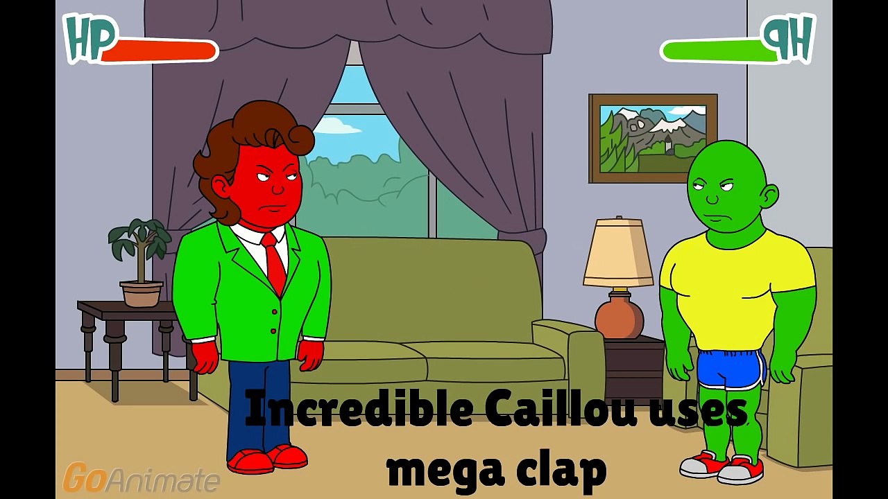 THE INCREDIBLE CAILLOU VS RED CAILLOU