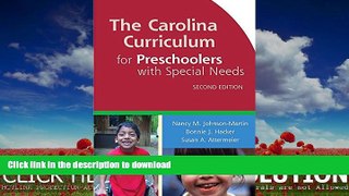 READ BOOK  The Carolina Curriculum for Preschoolers with Special Needs (CCPSN), Second Edition