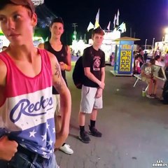 Il voulait faire son intéressant avec un punching-ball