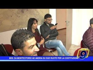 M5S |  Da Montecitorio ad Andria su due ruote per la Costituzione