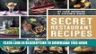 Ebook Secret Restaurant Recipes From the World s Top Kosher Restaurants Free Read