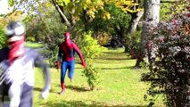 Spiderman vs Venom in Real Life! Spiderman Battles Venom Superhero Movie!
