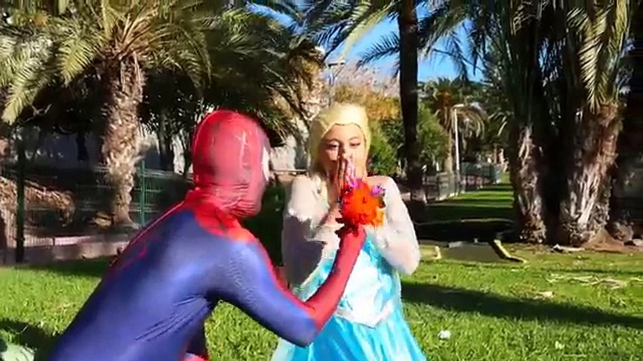 Top Spiderman vs Frozen Elsa - Elsa Kidnapped - Real Life Superheroes Movie
