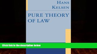 Big Deals  Pure Theory of Law  Best Seller Books Most Wanted