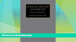 Big Deals  Judicial Review Handbook: Fifth Edition  Full Read Best Seller