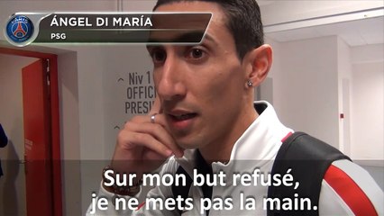 Di Maria confirme que le ballon n'a pas touché son bras