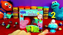 Play-Doh Kinder Surprise Eggs Cars Peppa Pig Cake Spongebob Mickey Cookie Monster Disney Toy Story
