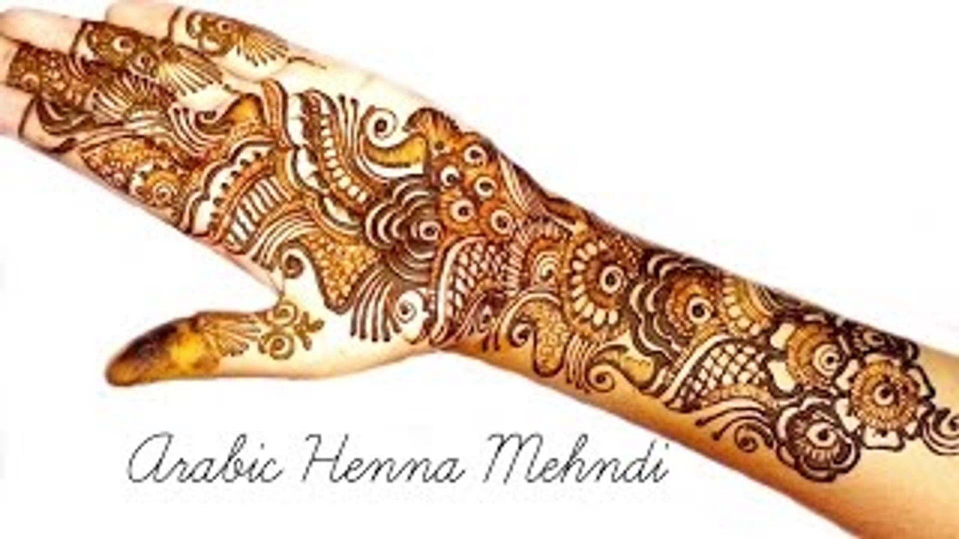 Best Arabic Henna Mehndi Design For Front Hand Simple And Easy