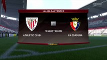 Athletic Club vs CA Osasuna Fifa 17 Liga Santander Gameplay HD Jornada 10 Previa