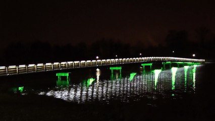 Алуксне ночью