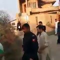 How PTI workers threshing  FC and Police in Islamabad