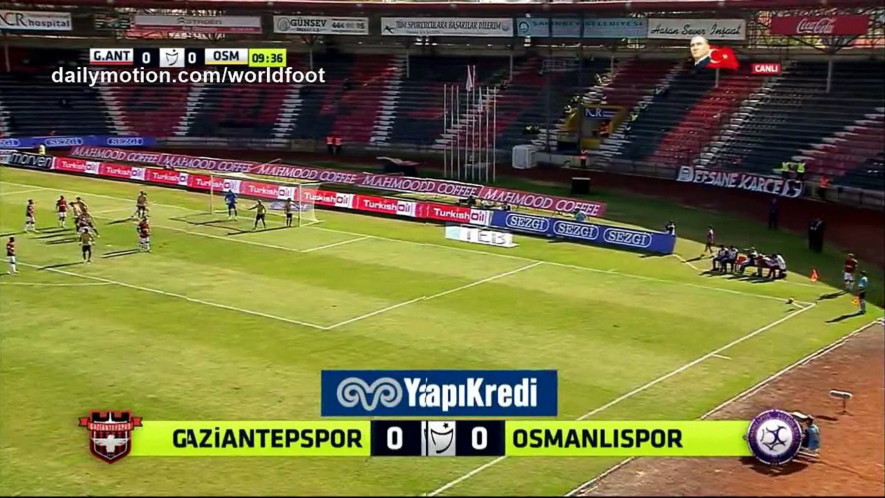Aminu Umar Goal HD - Gaziantepspor 0 - 1 Osmanlispor - 29.10.2016