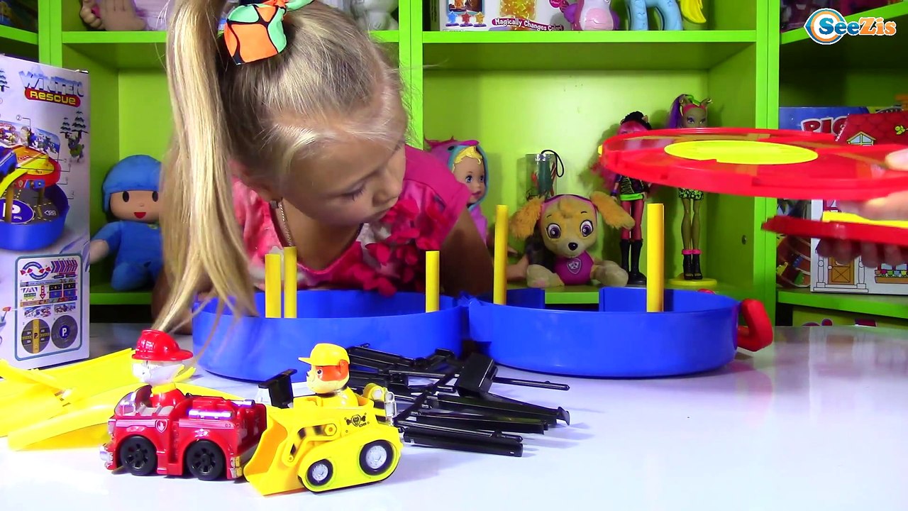 ЩЕНЯЧИЙ ПАТРУЛЬ PAW Patrol Распаковка и обзор от Ярославы Игрушки Парковка для машинок