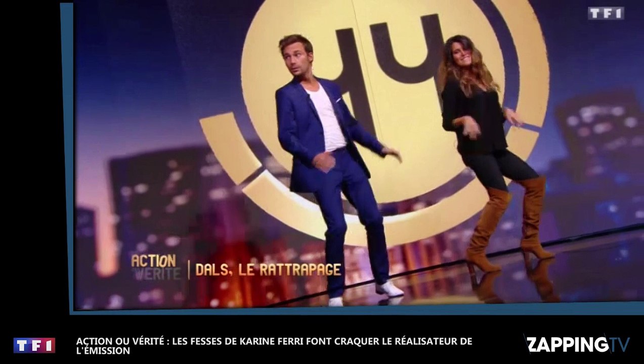 Action ou Vérité : Les fesses de Karine Ferri font craquer le réalisateur de l’émission