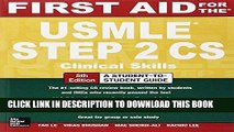 [BOOK] PDF First Aid for the USMLE Step 2 CS Collection BEST SELLER