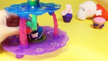 Peppa Pig Play Doh Cupcake Tower Playset Hasbro Toys How to make Playdough Cupcakes