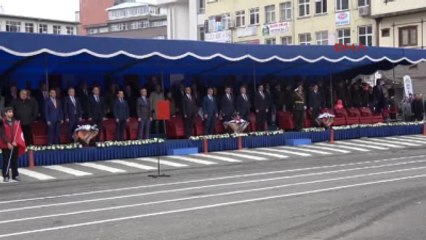 Rize'de Cumhuriyet'in 93. Yıldönümü Törenlerinde Protokolün Minik Konukları Ilgi Odağı Oldu