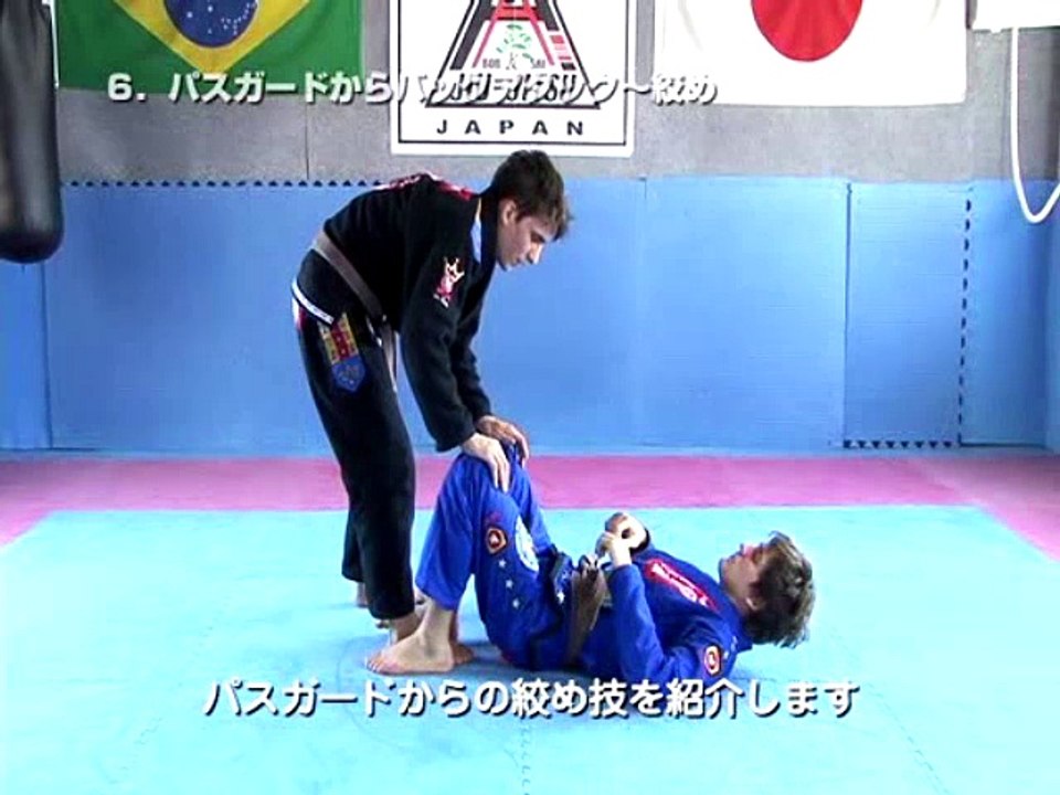 Brazilian jiu-jitsu #2. Lesson №6. Guard pass to the back to choke