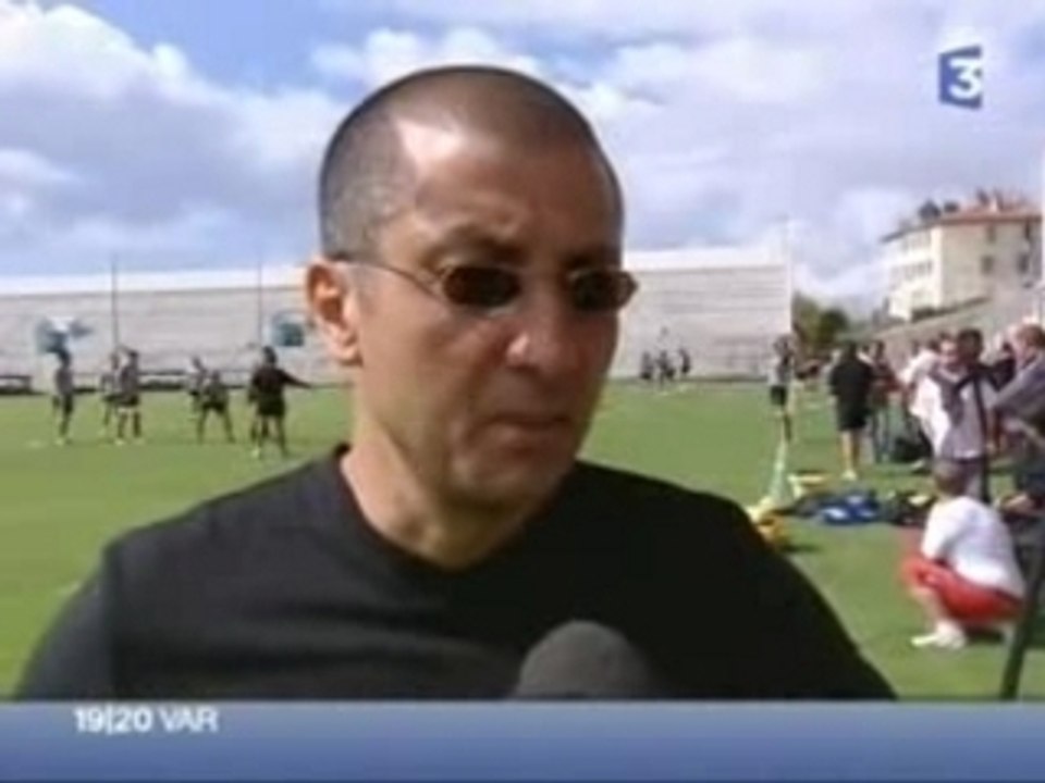 Premier entrainement de Tana Umaga à Mayol