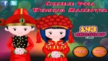 Chinese Doll Wedding Makeover - Game for Little kids