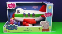 PEPPA PIG Nickelodeon Peppa Pig Holiday Plane a Peppa Pig Video Toy Review 2