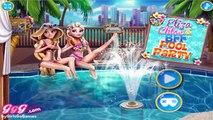 Elsa and Rapunzel Pool Party | princess elsa and rapunzel dress up games | Game for Girls