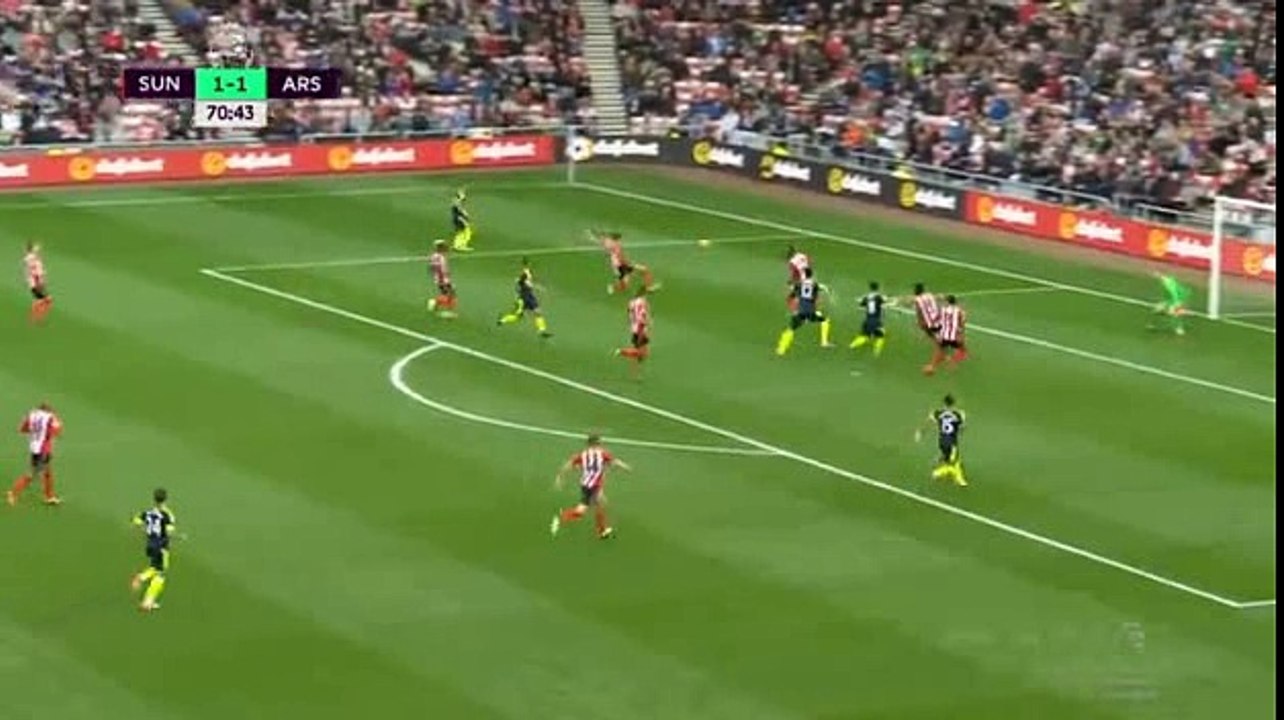 Olivier Giroud Goal 1-2 Sunderland vs Arsenal