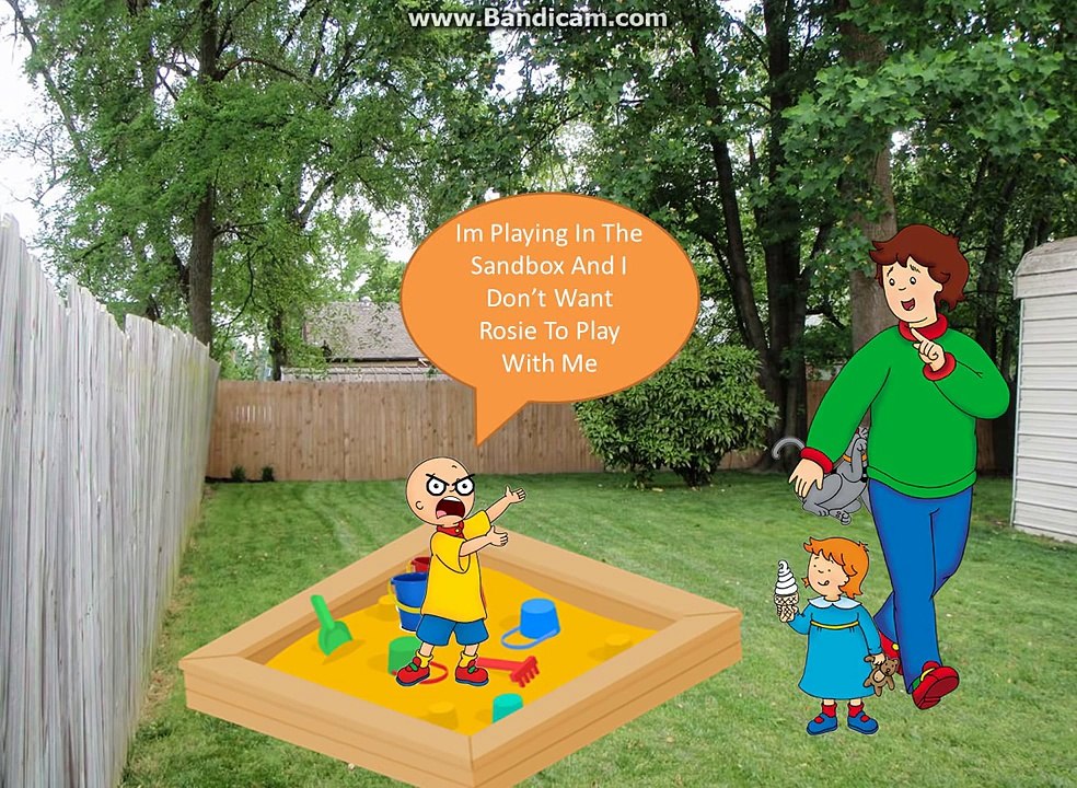 Caillou Breaks His Promise And Gets Grounded AngryBirdman03 New