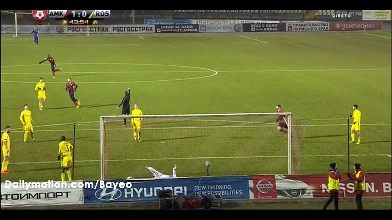 Mikhail Kostyukov Goal HD - Amkar 1-0 FK Rostov - 29-10-2016
