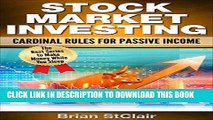 [READ] EBOOK Stock Market Investing: Cardinal Rules for Passive Income (Stock Trading System,