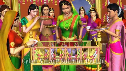 Tharangam Tharangam 3D Animation Rhymes - Krishna Songs