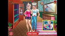 Disney Princess Frozen Elsa And Super Barbie Sauna Flirting With Their Boyfriends Game Compilation