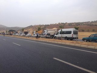 10 Gün Önce 3 Askerin Şehit Olduğu Mardin-Diyarbakır Yolunda Faciadan Dönüldü